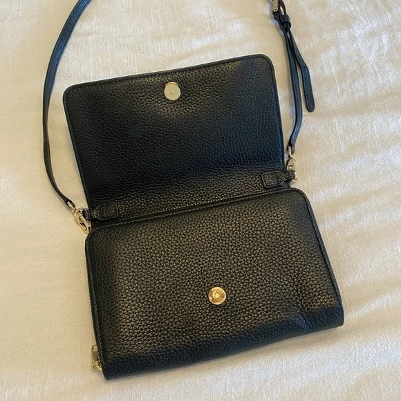 Tory Burch Black Leather Crossbody
